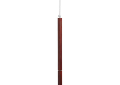 Lampe sur pied bois et métal