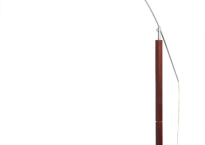 Lampe sur pied design bois